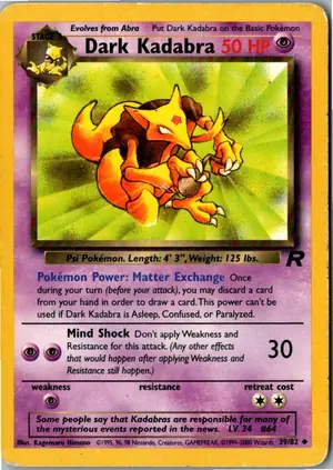 Dark Kadabra Dunkles Kadabra Exemplar 3,95 €