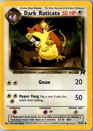 Dark Raticate Dunkles Rattikarl Exemplar 3,95 €