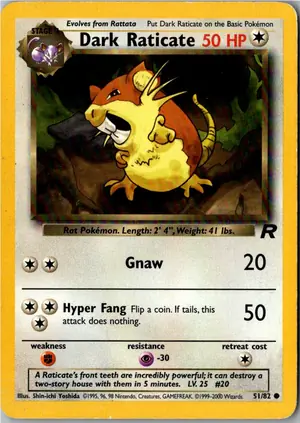 Dark Raticate Dunkles Rattikarl Exemplar 3,95 €