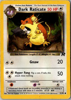 Dark Raticate Dunkles Rattikarl Exemplar 3,95 €