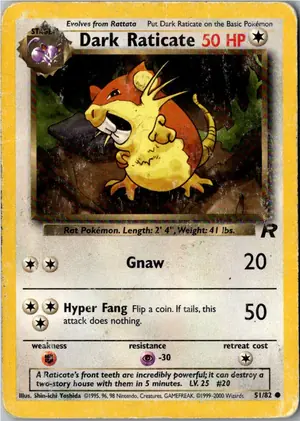 Dark Raticate Dunkles Rattikarl Exemplar 3,95 €