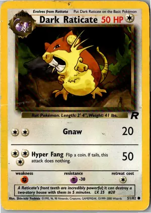 Dark Raticate Dunkles Rattikarl Exemplar 3,95 €
