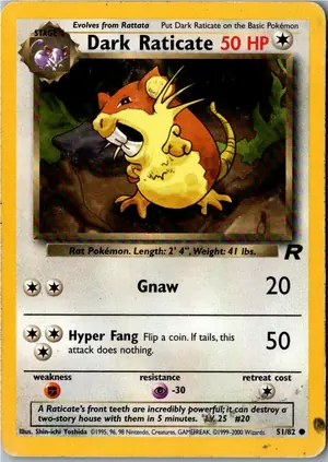Dark Raticate Dunkles Rattikarl Exemplar 3,95 €