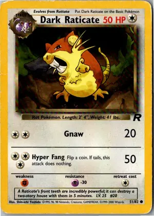 Dark Raticate Dunkles Rattikarl Exemplar 3,95 €