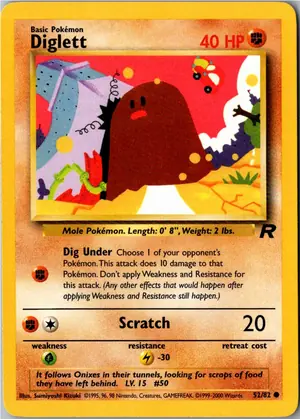 Diglett Digda Exemplar 2,95 €