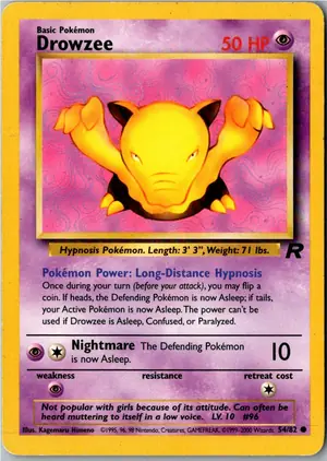 Drowzee Traumato Exemplar 2,95 €