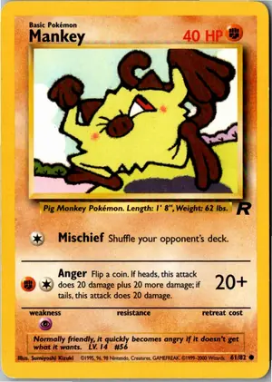 Mankey Menki Exemplar 2,95 €