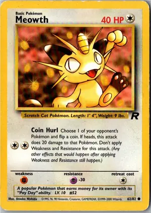 Meowth Mauzi Exemplar 2,95 €