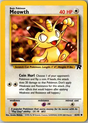Meowth Mauzi Exemplar 2,95 €