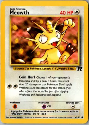Meowth Mauzi Exemplar 2,95 €