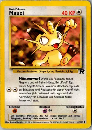 Meowth Mauzi Exemplar 2,95 €