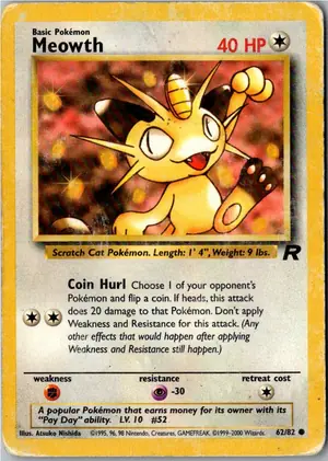 Meowth Mauzi Exemplar 2,95 €