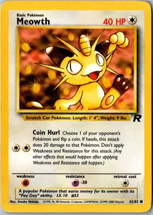 Meowth Mauzi Exemplar 2,95 €