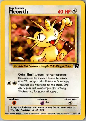 Meowth Mauzi Exemplar 2,95 €