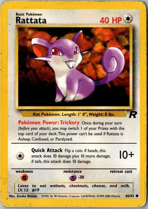 Rattata Rattfratz Exemplar 2,95 €