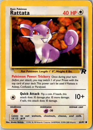 Rattata Rattfratz Exemplar 2,95 €