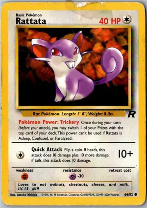 Rattata Rattfratz Exemplar 2,95 €