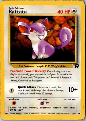 Rattata Rattfratz Exemplar 2,95 €