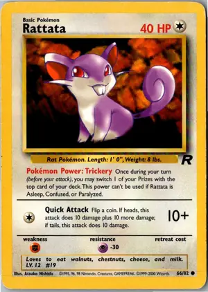 Rattata Rattfratz Exemplar 2,95 €
