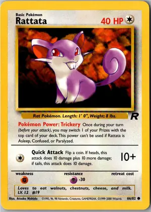 Rattata Rattfratz Exemplar 2,95 €