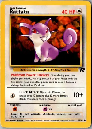 Rattata Rattfratz Exemplar 2,95 €