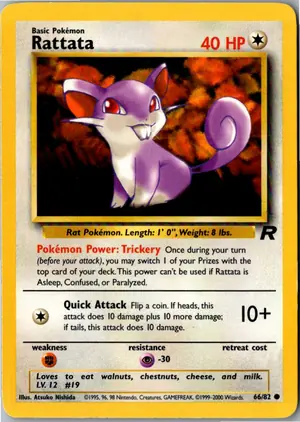 Rattata Rattfratz Exemplar 2,95 €