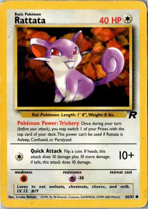 Rattata Rattfratz Exemplar 2,95 €