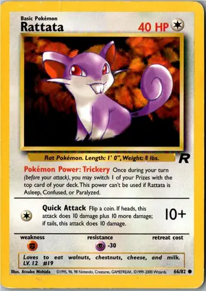 Rattata Rattfratz Exemplar 2,95 €