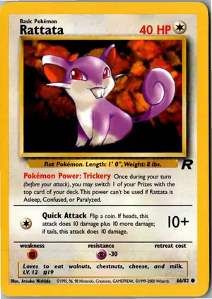 Rattata Rattfratz Exemplar 2,95 €