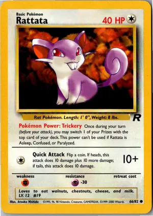 Rattata Rattfratz Exemplar 2,95 €