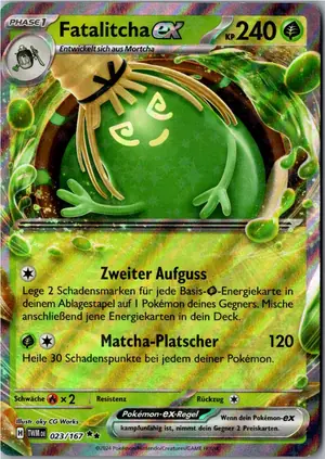 Pokémon-Karte Fatalitcha ex 023/167 Maskerade im Zwielicht