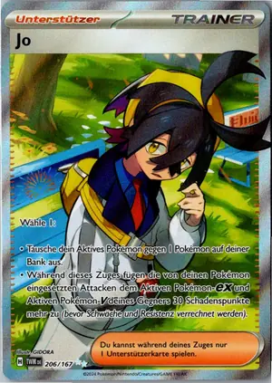 Pokémon-Karte Jo 206/167 Maskerade im Zwielicht