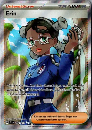 Pokémon-Karte Erin 132/131 Prismatische Entwicklungen