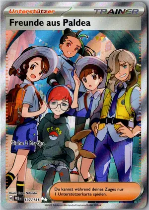 Pokémon-Karte Freunde aus Paldea 137/131 Prismatische Entwicklungen