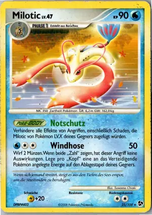 Pokémon-Karte Milotic 25/106 Epische Begegnungen