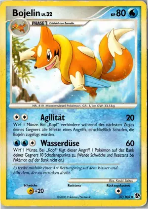 Pokémon-Karte Bojelin 37/106 Epische Begegnungen