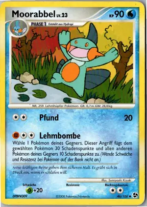 Pokémon-Karte Moorabbel 46/106 Epische Begegnungen