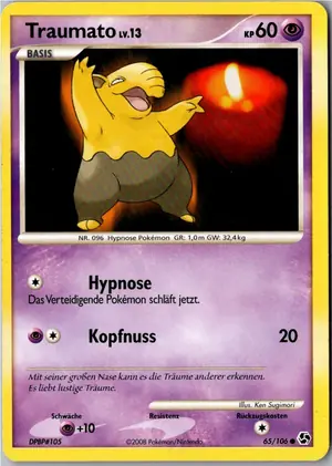 Pokémon-Karte Traumato 65/106 Epische Begegnungen