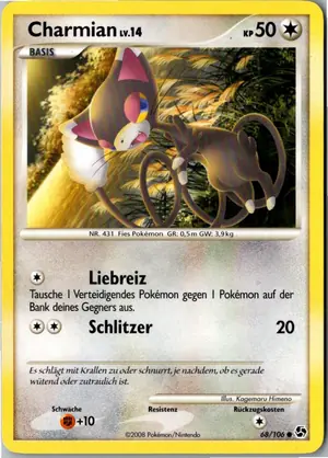 Pokémon-Karte Charmian 68/106 Epische Begegnungen