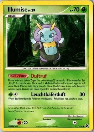 Pokémon-Karte Illumise 71/106 Epische Begegnungen