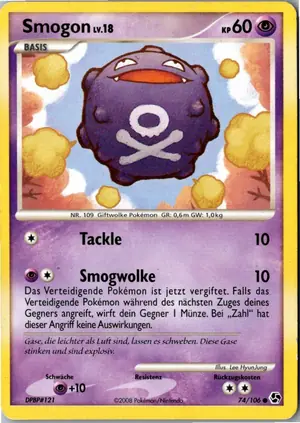 Pokémon-Karte Smogon 74/106 Epische Begegnungen