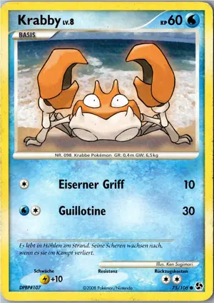 Krabby Exemplar 1,95 €