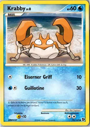 Krabby Exemplar 1,95 €