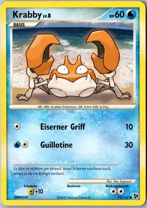 Krabby Exemplar 1,95 €