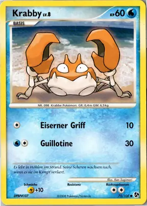 Krabby Exemplar 1,95 €