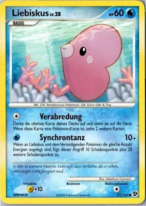 Pokémon-Karte Liebiskus 77/106 Epische Begegnungen