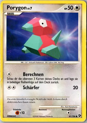 Porygon Exemplar 1,95 €