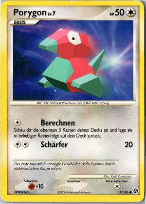 Porygon Exemplar 1,95 €