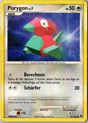 Porygon Exemplar 1,95 €