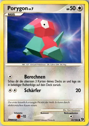Porygon Exemplar 1,95 €